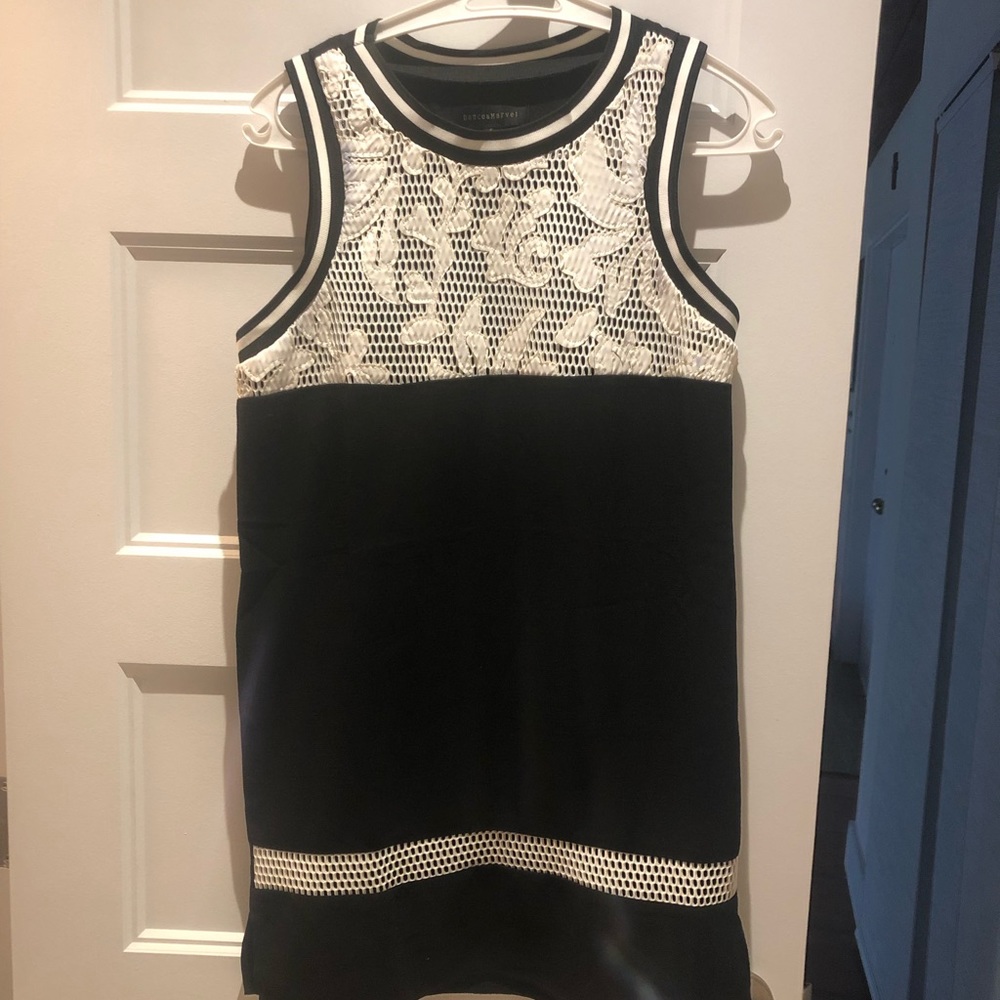 Black and White Mini Dress